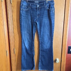 Silver Jeans Women's Boot Cut Jeans - Dark Blue